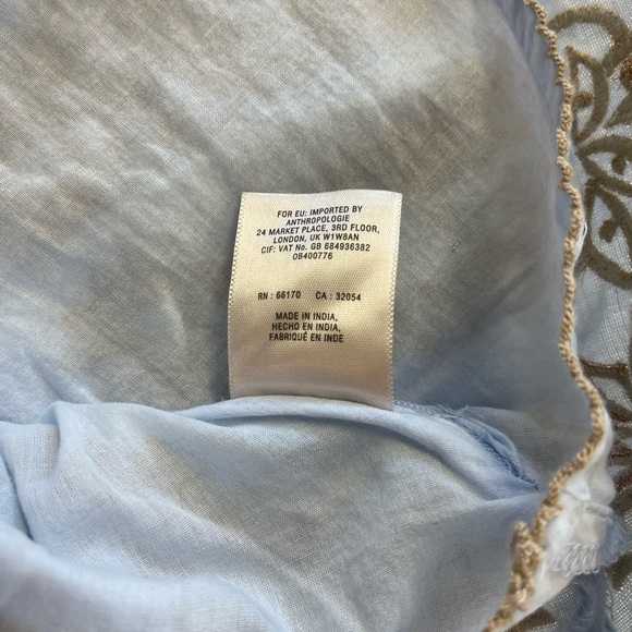 Anthropologie Moulinette Soeurs Womens Peplum Halter Top SMALL Embroidered - Picture 7 of 11